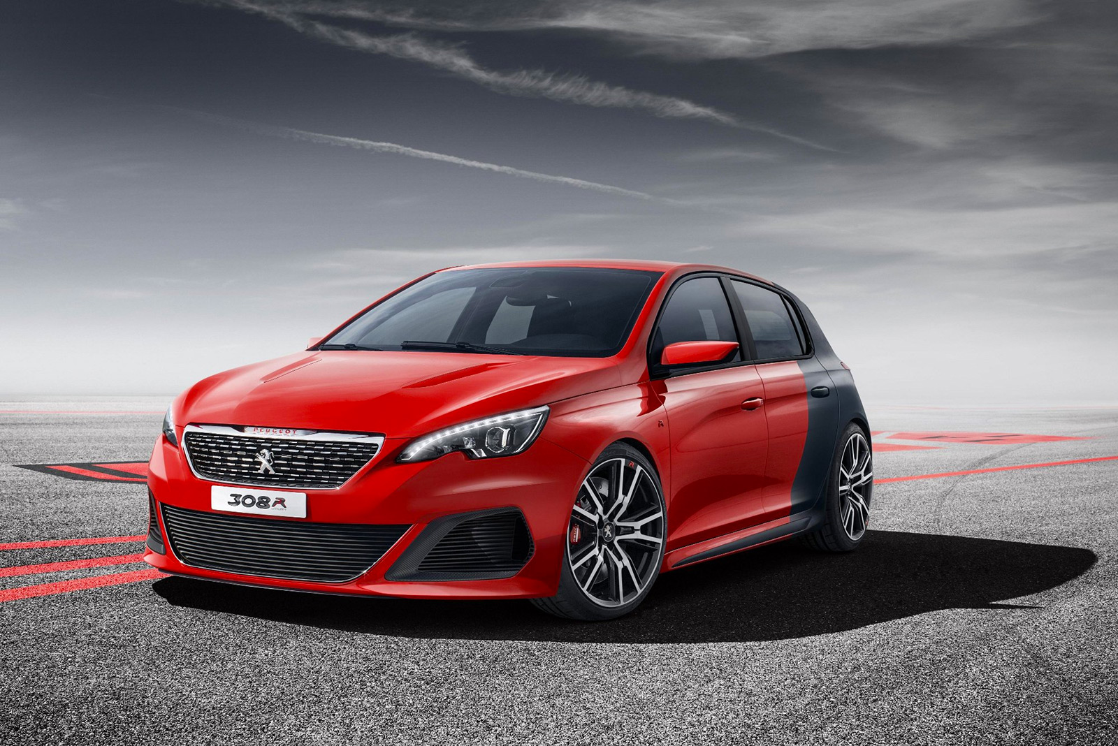 La nouvelle Peugeot 308 GTI au festival de Goodwood