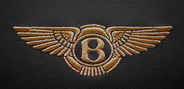 Centenary Spec Bentley Headrest Emblem