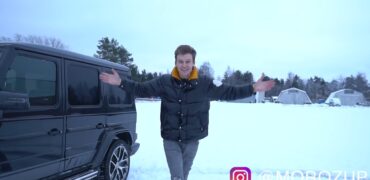 Un Youtubeur russe détruit son Mercedes-AMG G63 !