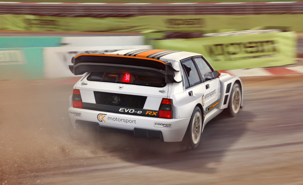 La Lancia Delta EVO-e (retrofit) débarque en Rallycross !