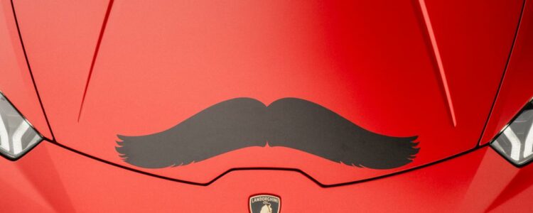 lamborghini moustache