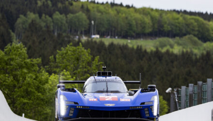 wec crash cadillac